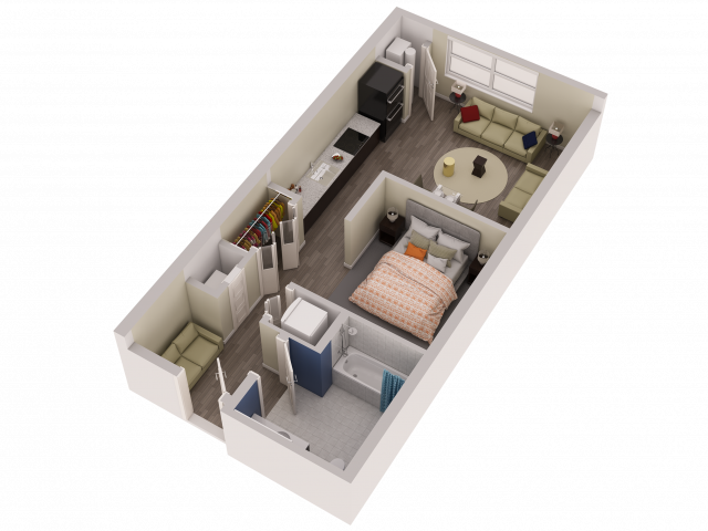Studio floor plan